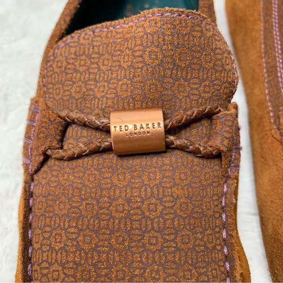 Ted Baker Men\'s Tan Carlsun 2 Driver Suede Moccasins Slip-on Loafers UK 8 / US 9 main image 15